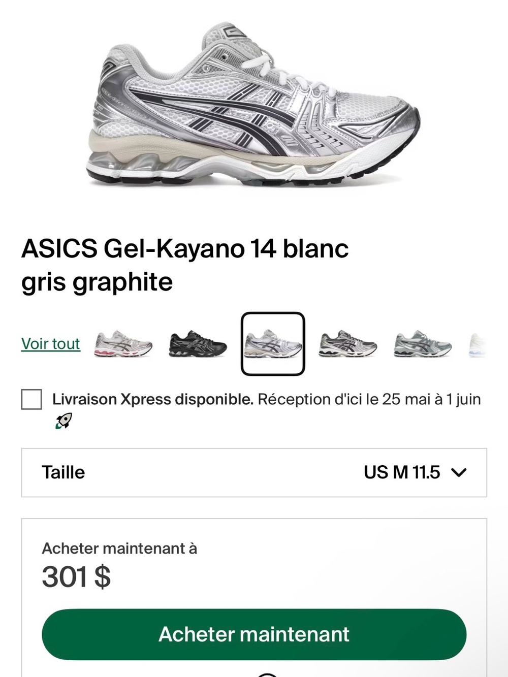 BRAND NEW ASICS Silver, White & Black Athletic Sneakers
